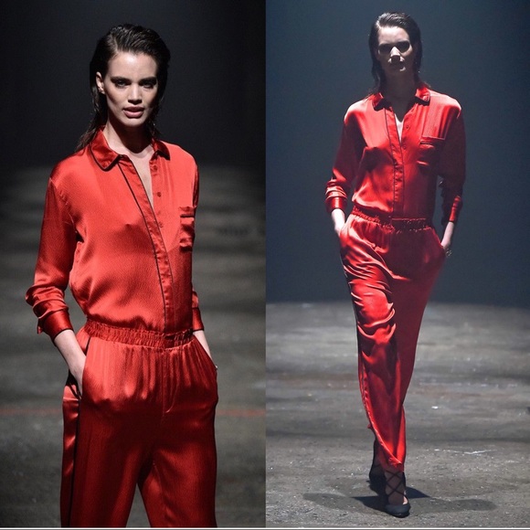 {Ganni} Trinity Seersucker Button Down/Trouser SET - Picture 5 of 15